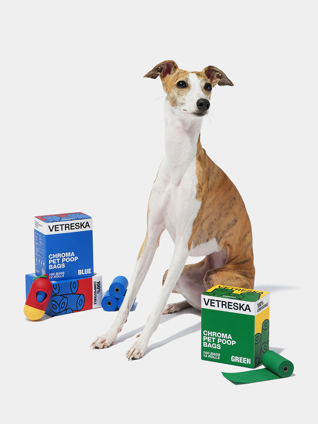 Chroma Pet Poop Bags (12 rolls) - Green