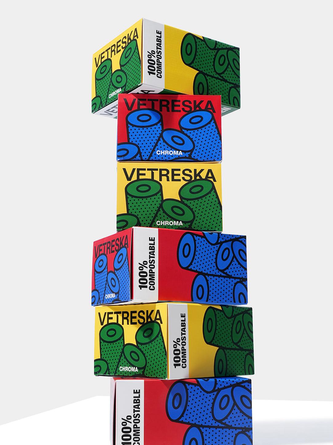 Chroma Pet Poop Bags (12 rolls) - Blue