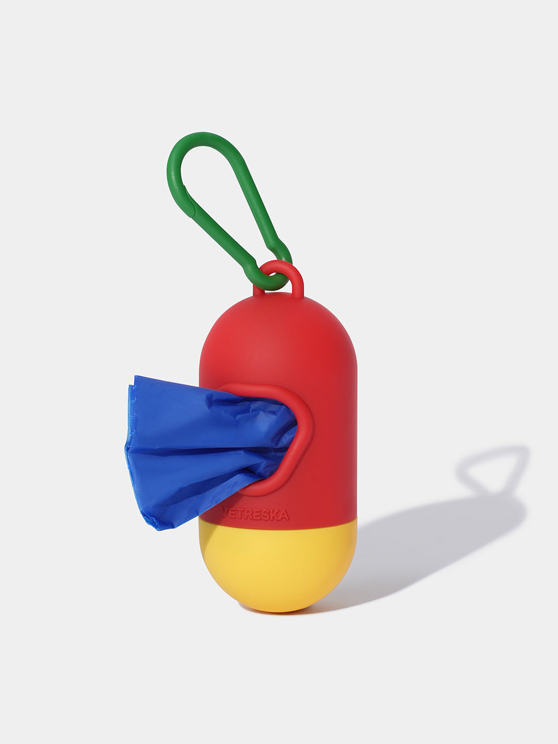 Chroma Pet Poop Bags & Dispenser- Red
