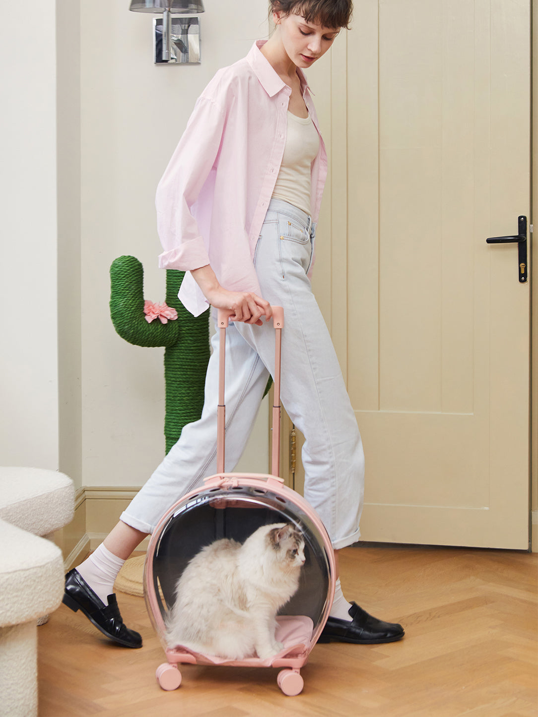 Bubble Pet Carrier - Pink