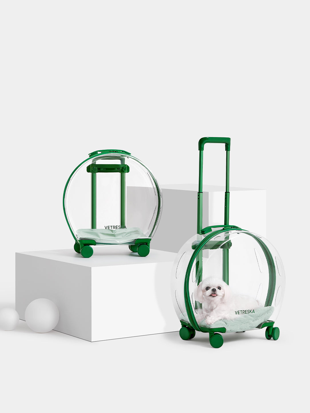 Bubble Pet Carrier - Green