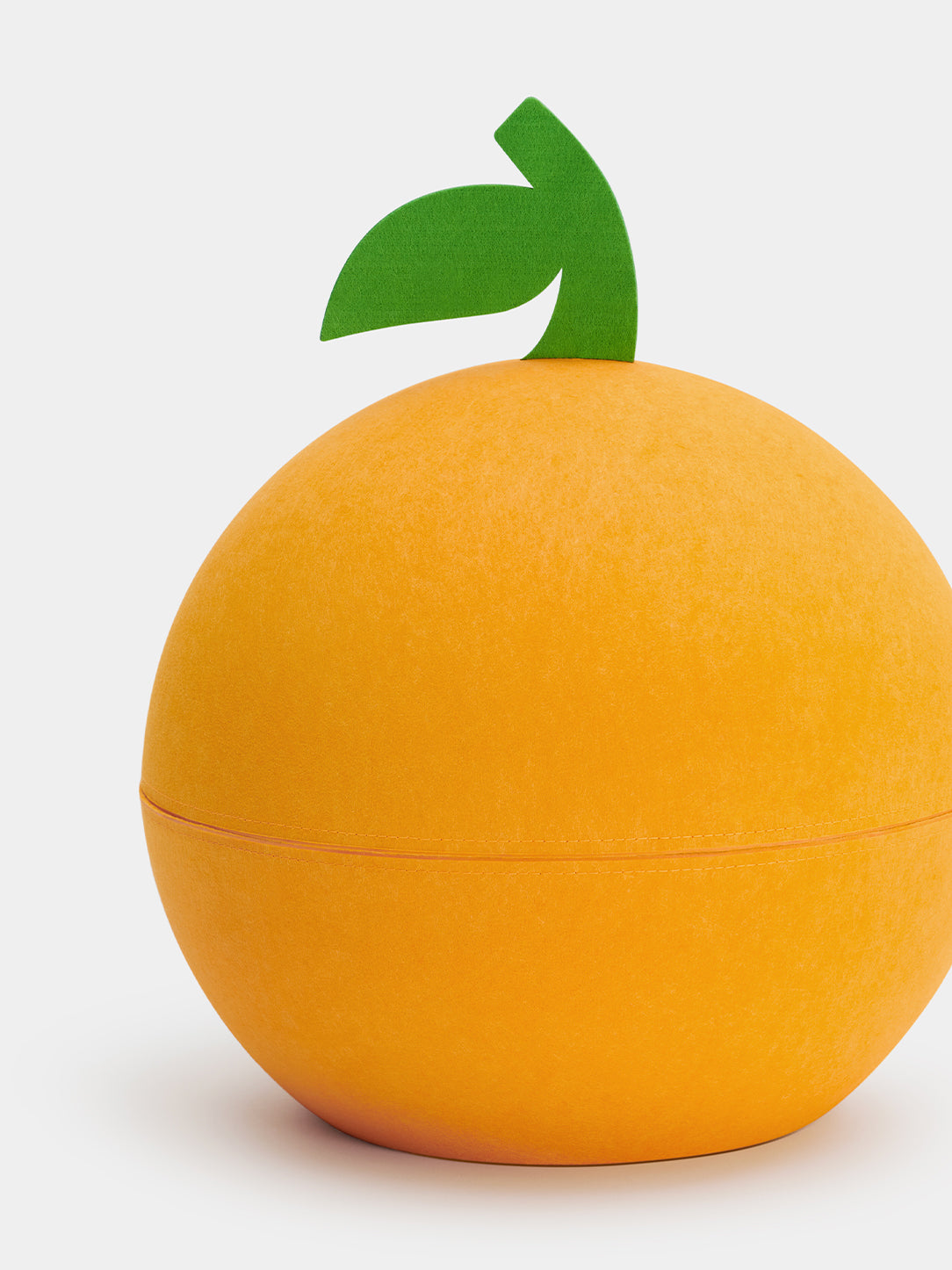 Tangerine Felt Pet Bed