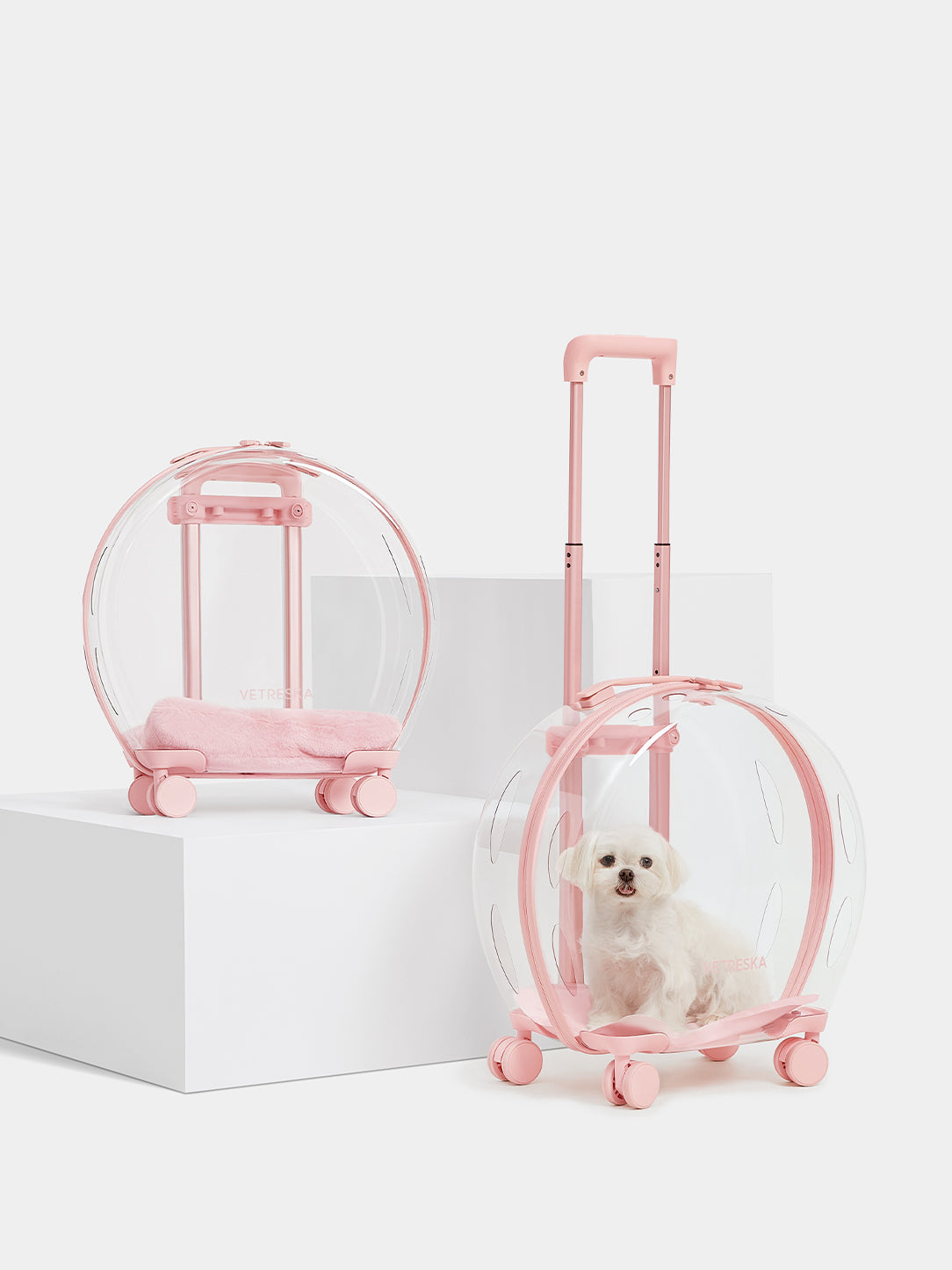 Bubble Pet Carrier - Pink