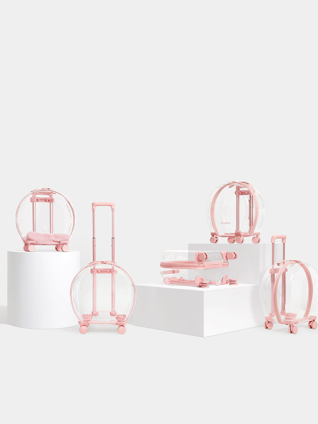 Bubble Pet Carrier - Pink